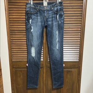 Dylan George Distressed Ripped Skinny Denim Blue Jeans Size 29